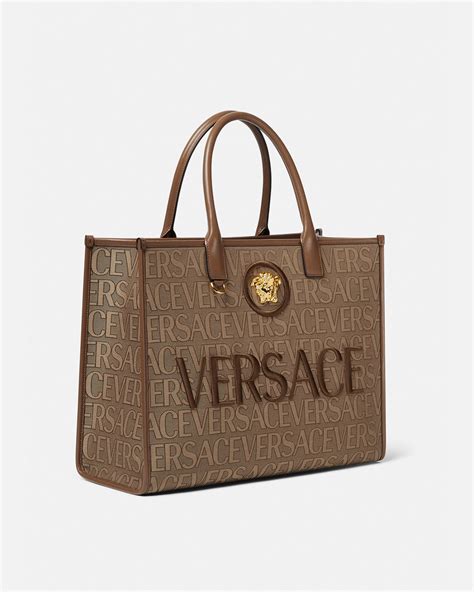 versace patent leather tote bag|versace allover large tote bag.